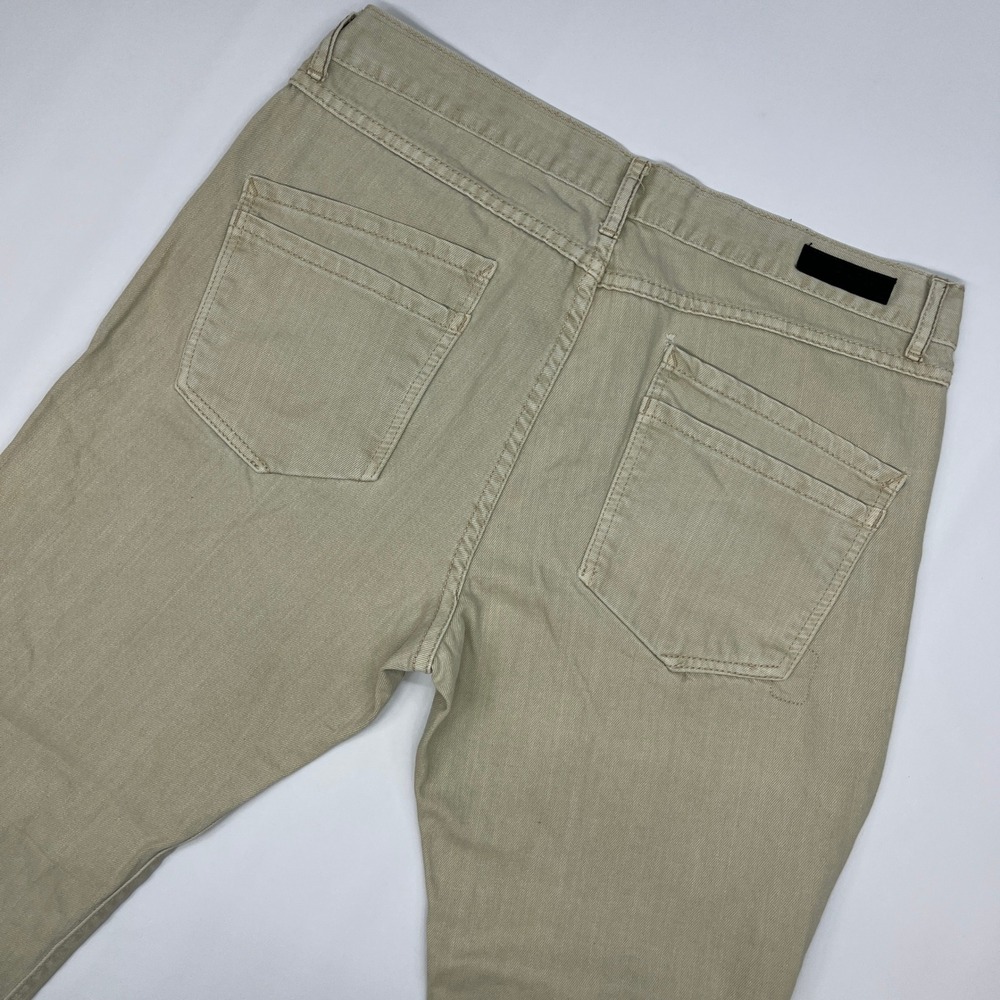 Ring of Fire Slim Straight Jeans Tan Khaki Size 36x28 Casual Preppy Streetwear‎